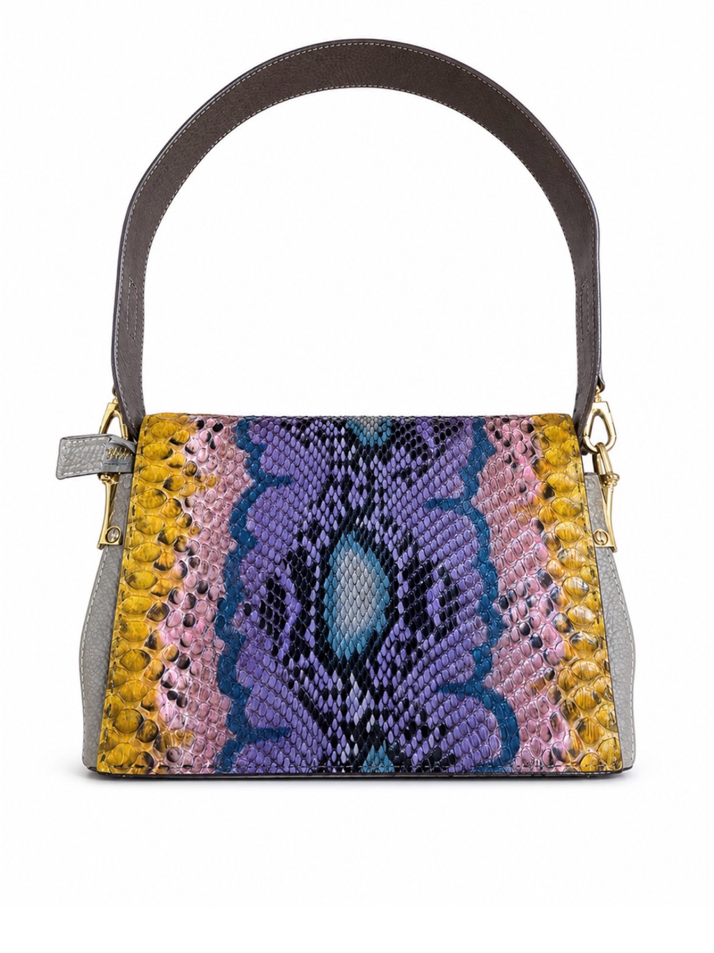 Ascot Python Snakeskin Handbag